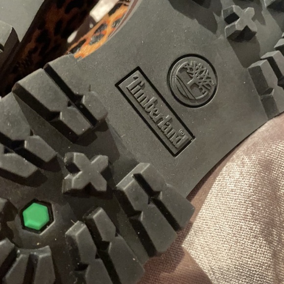 RARE leopard Timberland work boots - Picture 7 of 9